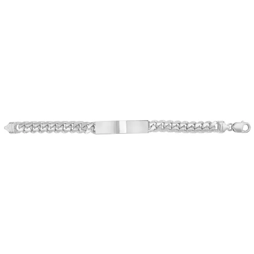 Silver Mens' Cuban Id Bracelet 61.2G